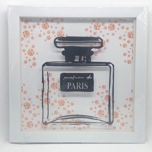 💕🤍 Perfume de Paris Sign Perfume Bottle 7”L x 7”T x.5”W 💕NWT 💕🤍